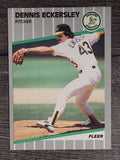 1989 Fleer #7 Dennis Eckersley