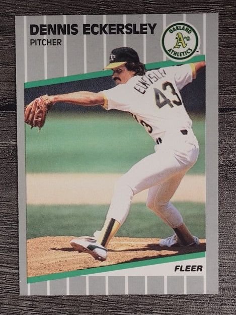 1989 Fleer #7 Dennis Eckersley