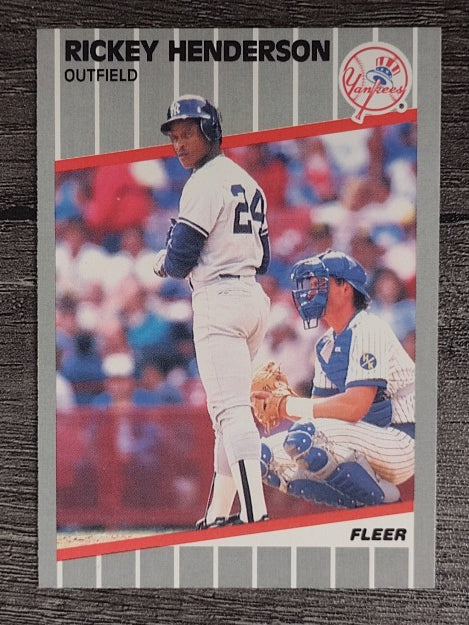 1989 Fleer #254 Rickey Henderson