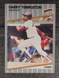 1989 Fleer #319 Garry Templeton