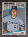 1989 Fleer #179 Chris Bosio