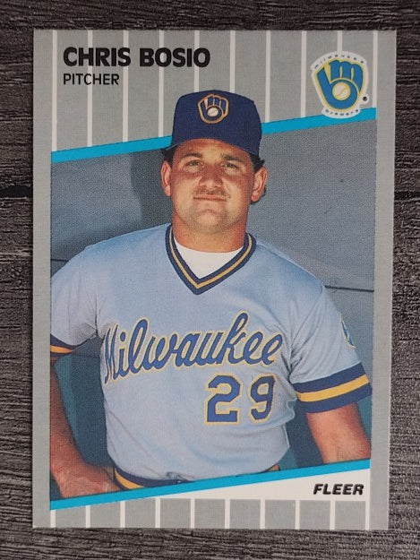 1989 Fleer #179 Chris Bosio