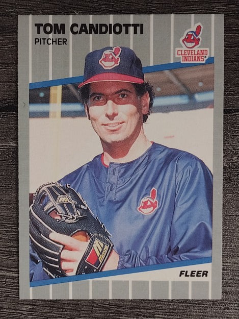 1989 Fleer #399 Tom Candiotti