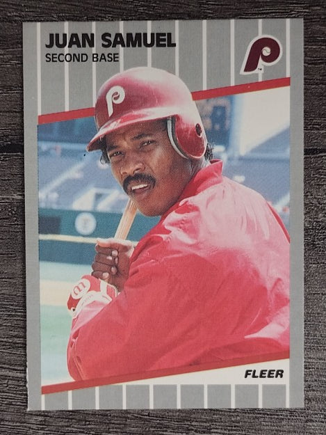 1989 Fleer #581 Juan Samuel