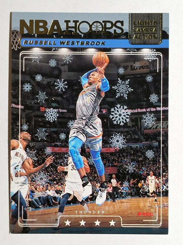 2018-19 Hoops Lights Camera Action Winter #6 Russell Westbrook