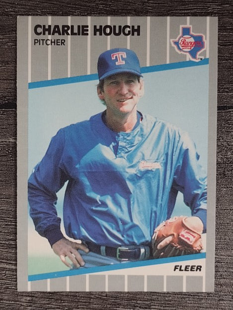 1989 Fleer #522 Charlie Hough