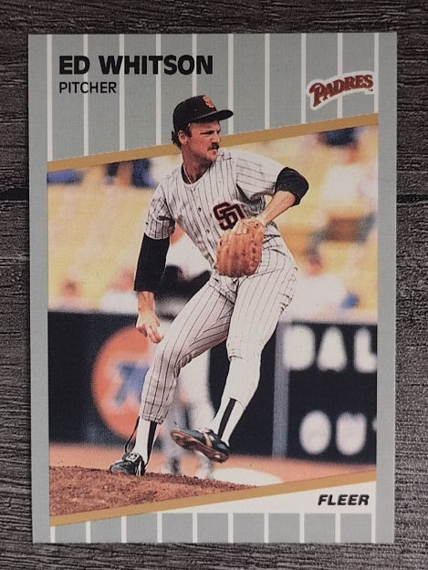 1989 Fleer #321 Ed Whitson