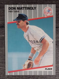 1989 Fleer #258 Don Mattingly
