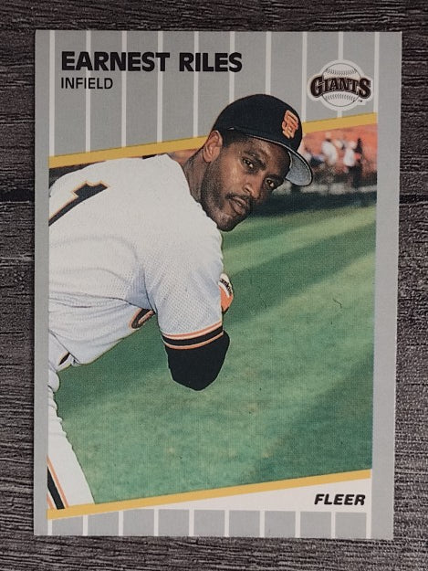 1989 Fleer #341 Earnest Riles