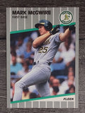 1989 Fleer #17 Mark McGwire