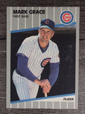 1989 Fleer #426 Mark Grace