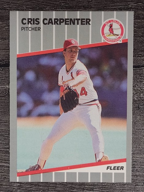1989 Fleer Update #117 Cris Carpenter RC