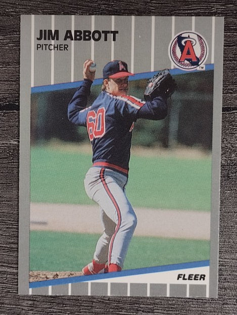 1989 Fleer Update #11 Jim Abbott RC