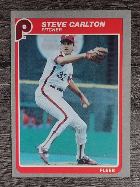 1985 Fleer #246 Steve Carlton