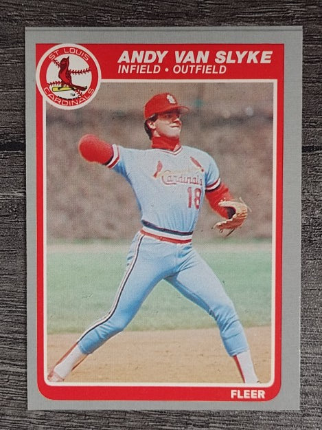 1985 Fleer #242 Andy Van Slyke