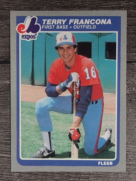 1985 Fleer #398 Terry Francona