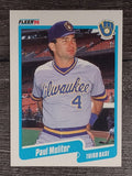 1990 Fleer #330 Paul Molitor