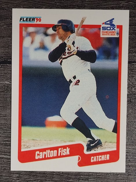 1990 Fleer #530 Carlton Fisk