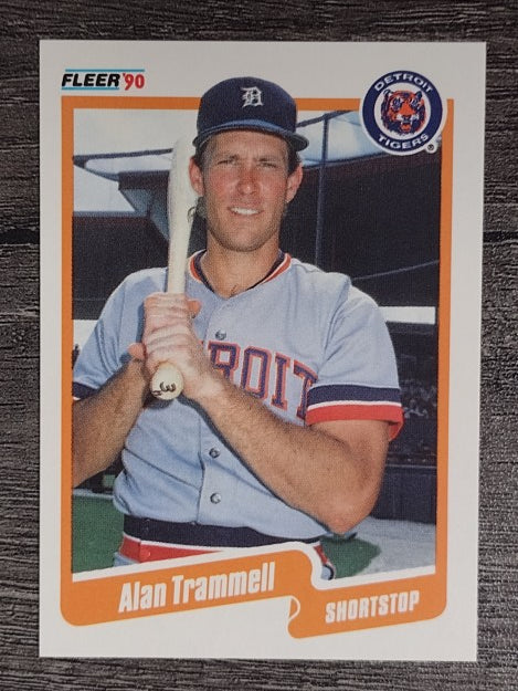 1990 Fleer #617 Alan Trammell