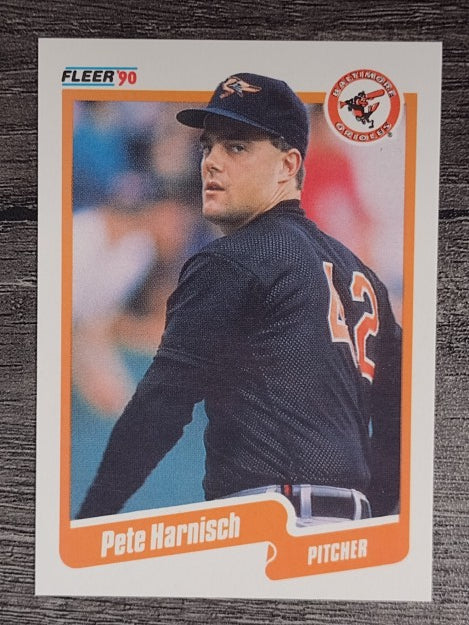 1990 Fleer #177 Pete Harnisch