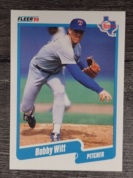 1990 Fleer #315 Bobby Witt