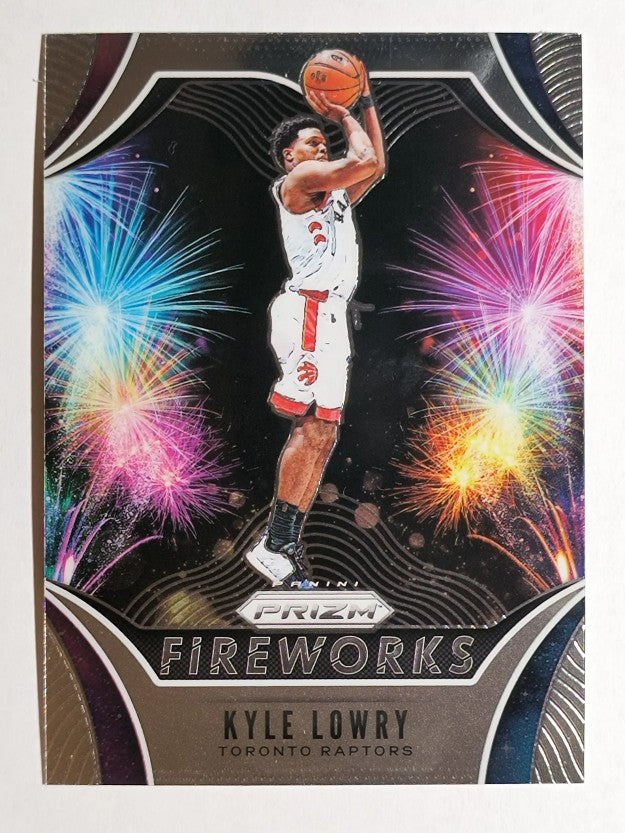2019-20 Panini Prizm Fireworks #19 Kyle Lowry