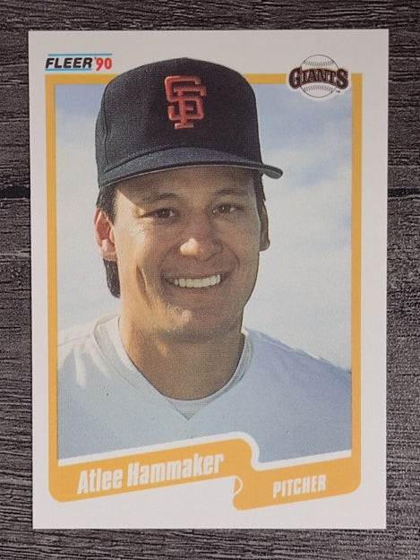 1990 Fleer #57 Atlee Hammaker