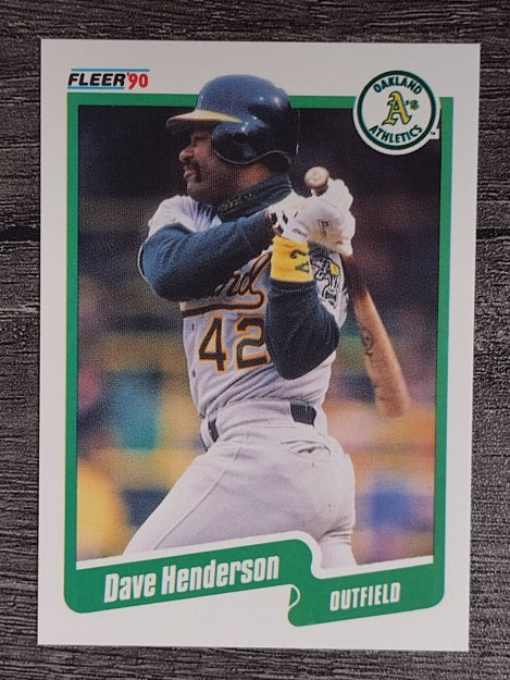 1990 Fleer #9 Dave Henderson