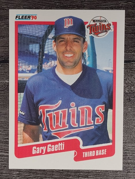 1990 Fleer #373 Gary Gaetti