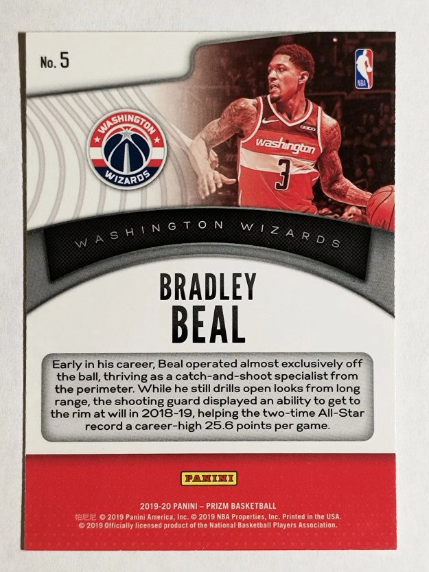 2019-20 Panini Prizm Dominance #5 Bradley Beal