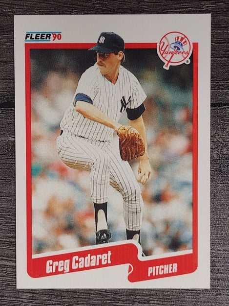 1990 Fleer #440 Greg Cadaret