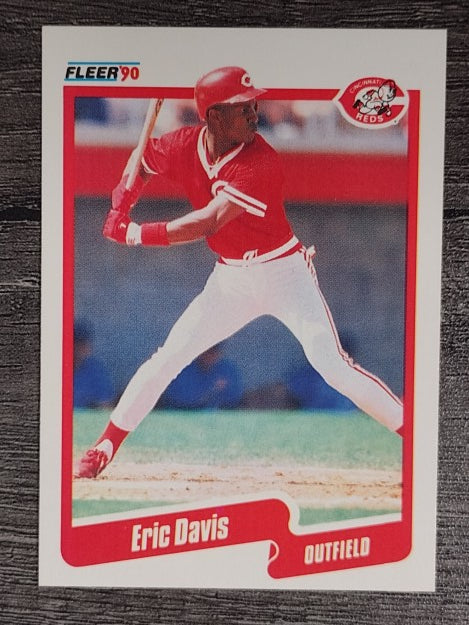 1990 Fleer #417 Eric Davis