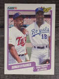 1990 Fleer #635 Kirby Puckett/Bo Jackson