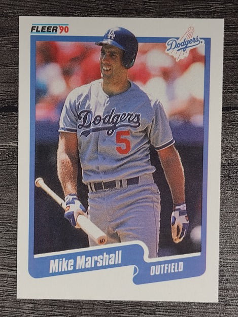 1990 Fleer #401 Mike Marshall