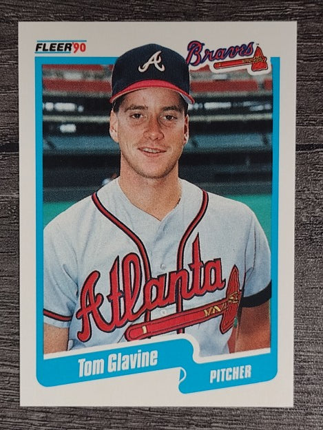 1990 Fleer #583 Tom Glavine