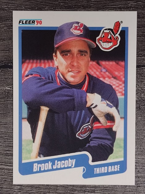 1990 Fleer #493 Brook Jacoby