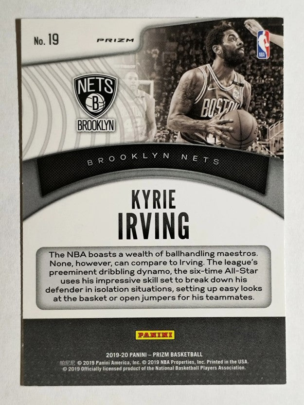 2019-20 Panini Prizm Dominance Prizms Silver #19 Kyrie Irving