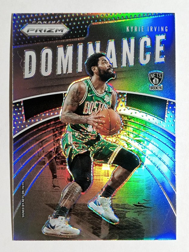 2019-20 Panini Prizm Dominance Prizms Silver #19 Kyrie Irving