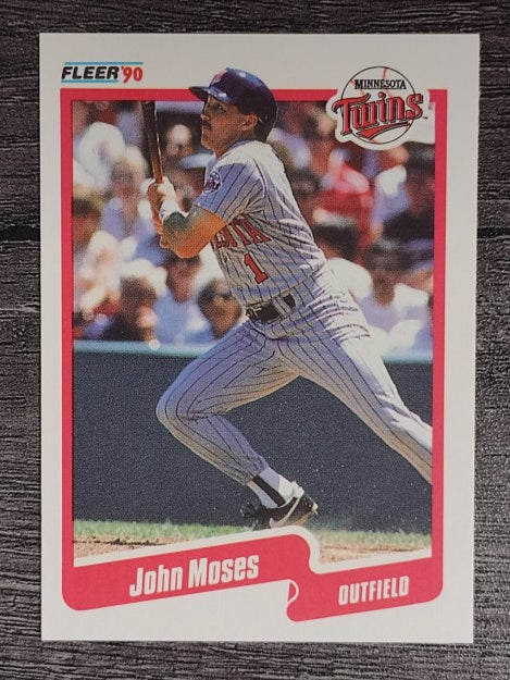1990 Fleer #381 John Moses