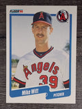 1990 Fleer #148 Mike Witt