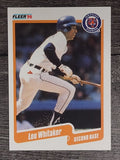 1990 Fleer #619 Lou Whitaker