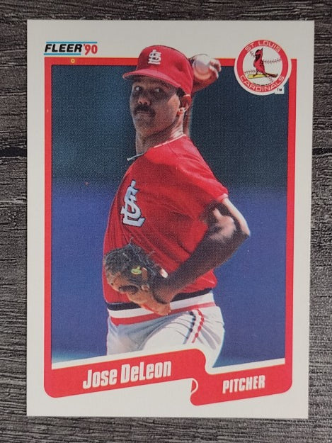 1990 Fleer #248 Jose DeLeon
