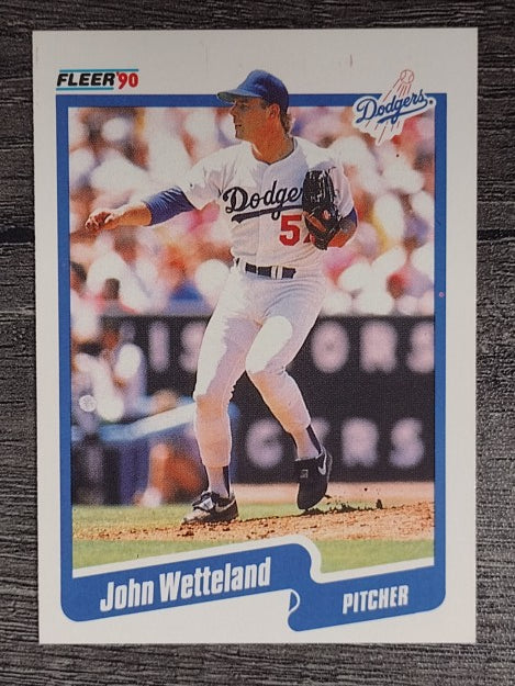 1990 Fleer #411 John Wetteland