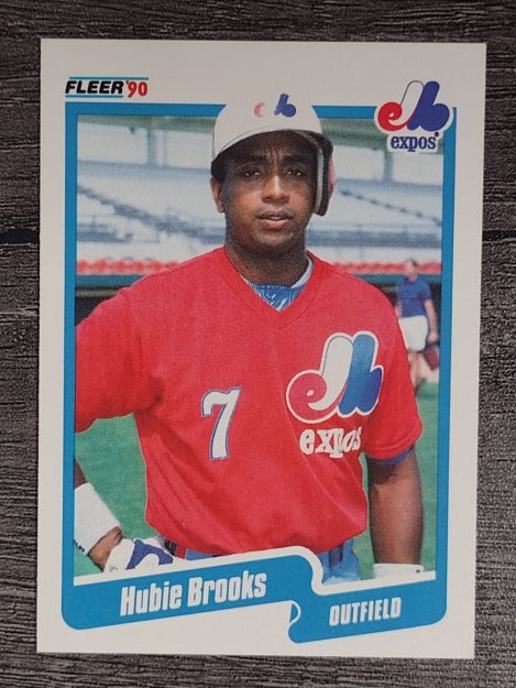 1990 Fleer #341 Hubie Brooks
