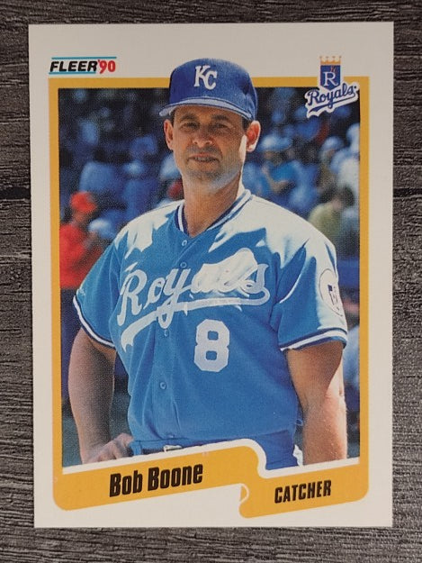 1990 Fleer #102 Bob Boone