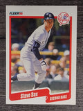 1990 Fleer #455 Steve Sax