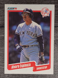 1990 Fleer #441 Alvaro Espinoza
