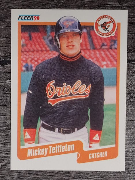 1990 Fleer #190 Mickey Tettleton