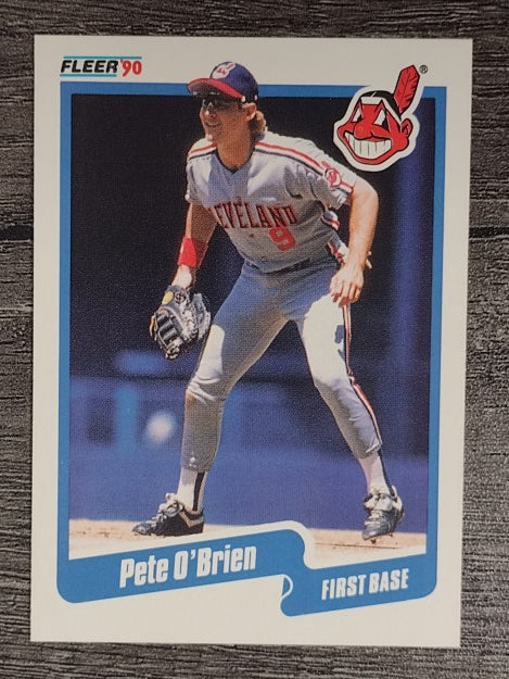 1990 Fleer #498 Pete O'Brien
