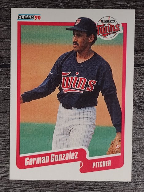 1990 Fleer #376 German Gonzalez